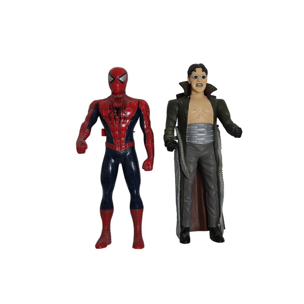 12" Spider-Man 2 Spiderman + Doctor Octopus 2004 Figures